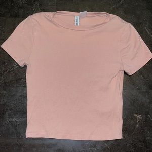 Women’s plain tshirt crop top
